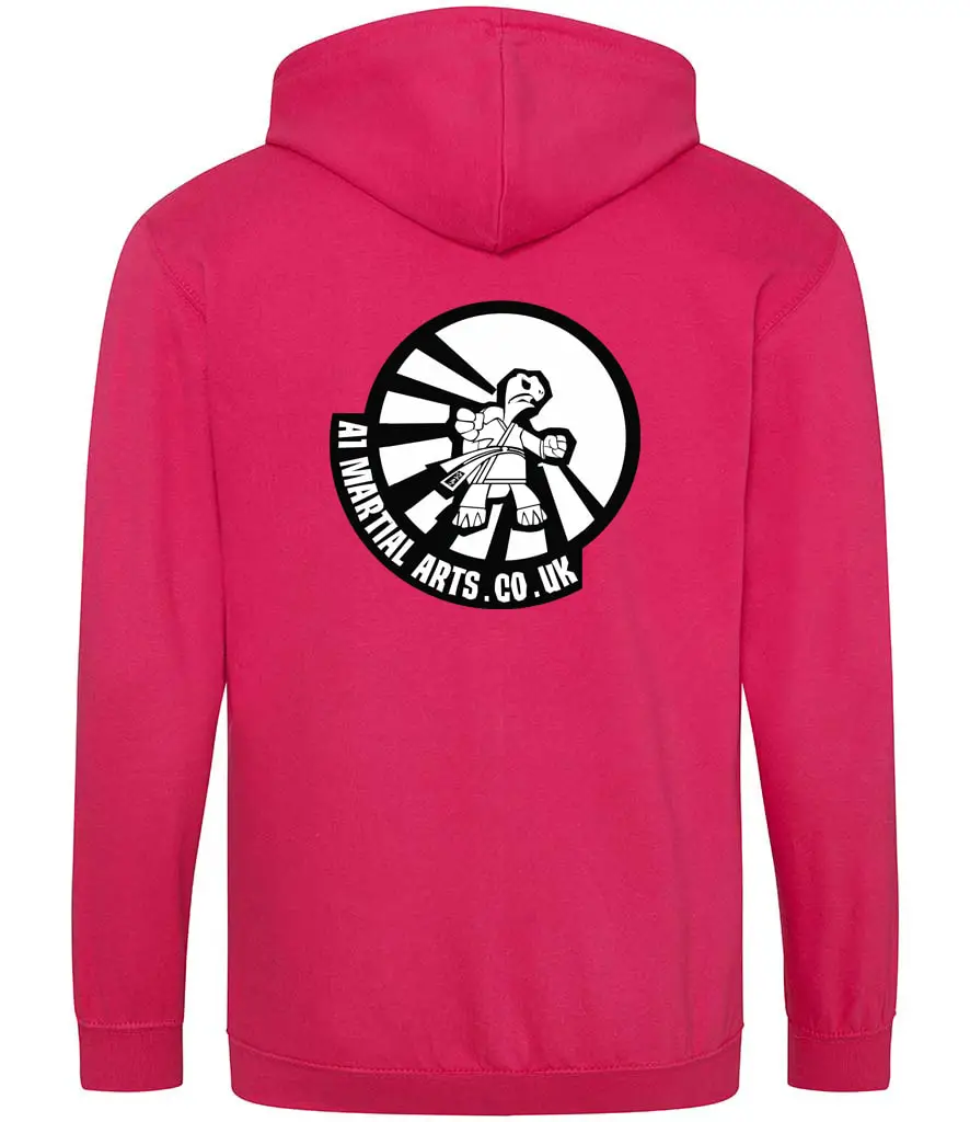 A1 Martial Arts Zip Up Hoodies - Image 7