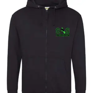 SAS Agility Kids Zip Up Hoodie - Black