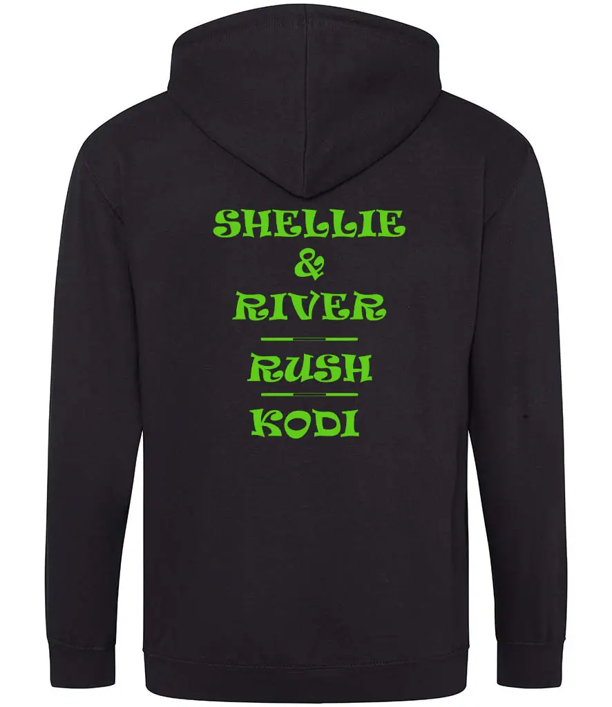 SAS Agility Kids Zip Up Hoodie - Black - Image 3