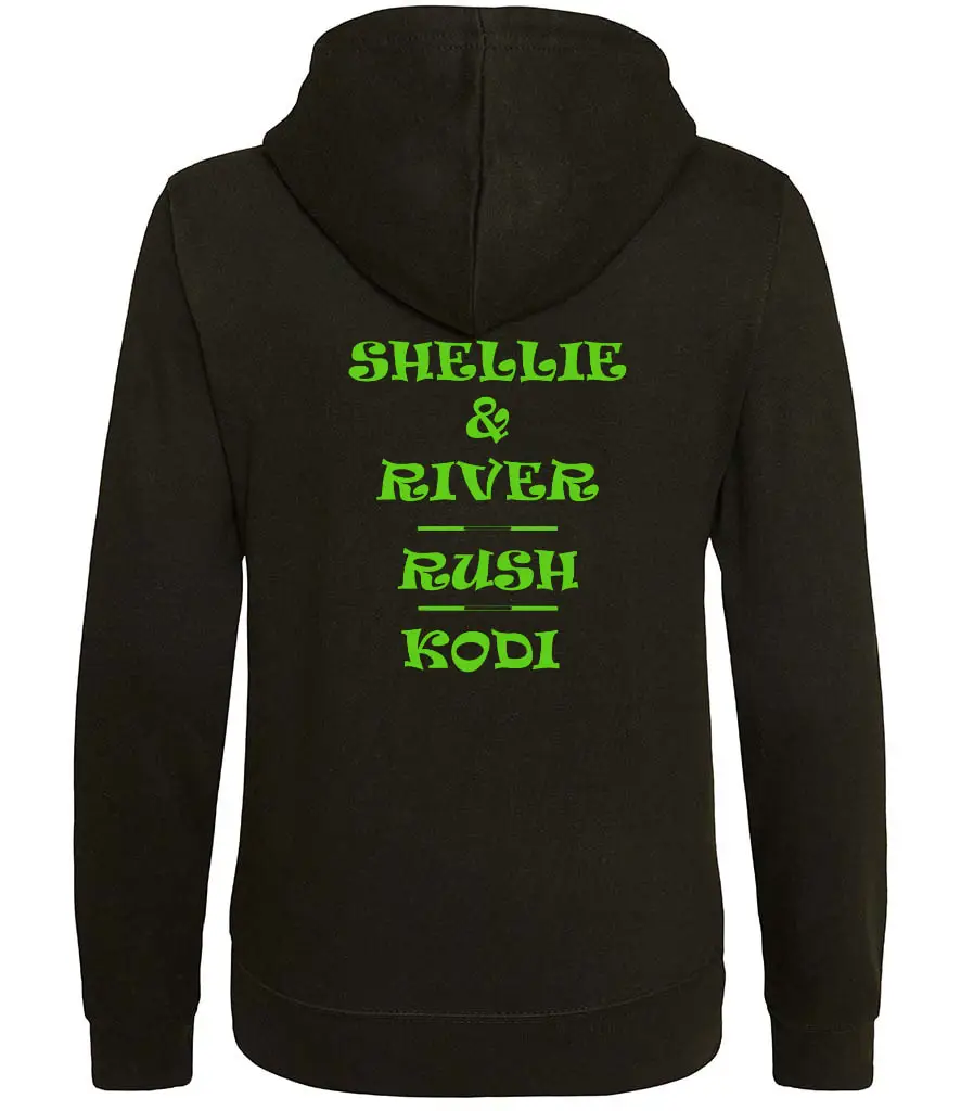 SAS Agility Ladies Zip Up Hoodie - Black - Image 3