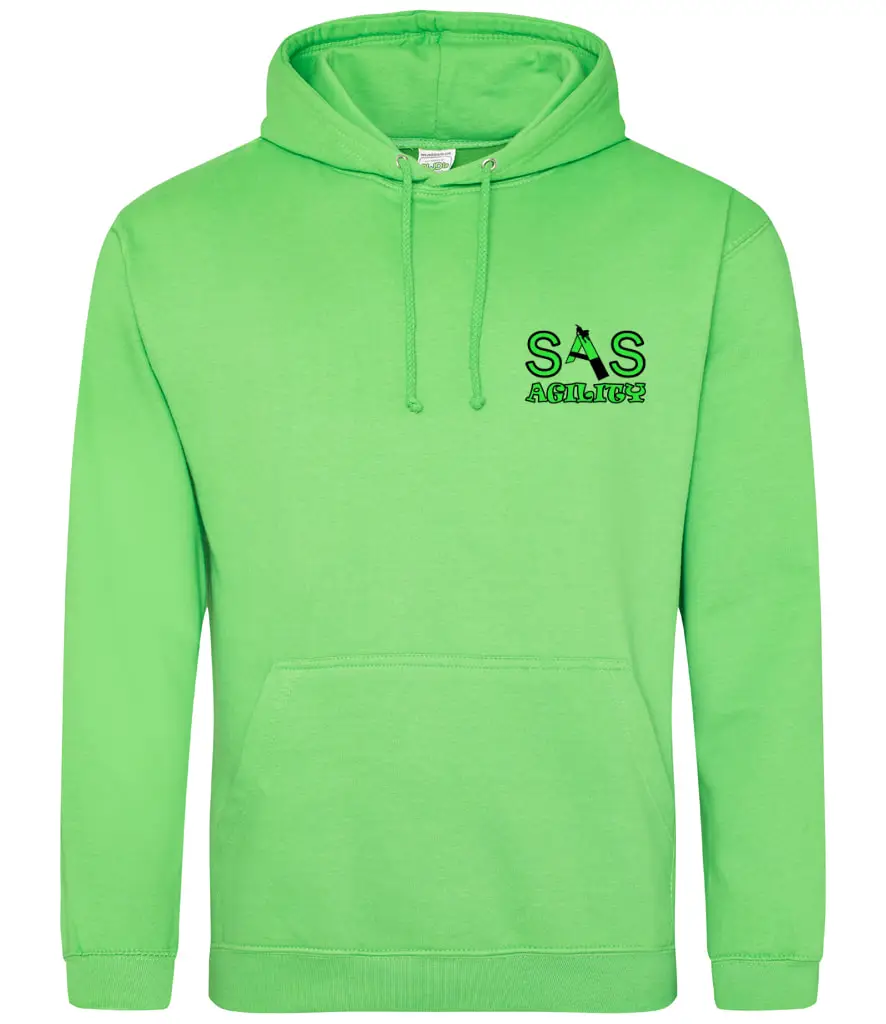 SAS Agility Hoodie - Black or Lime - Image 4