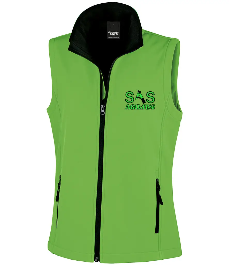 SAS Agility Ladies Soft Shell Gilets - Image 2