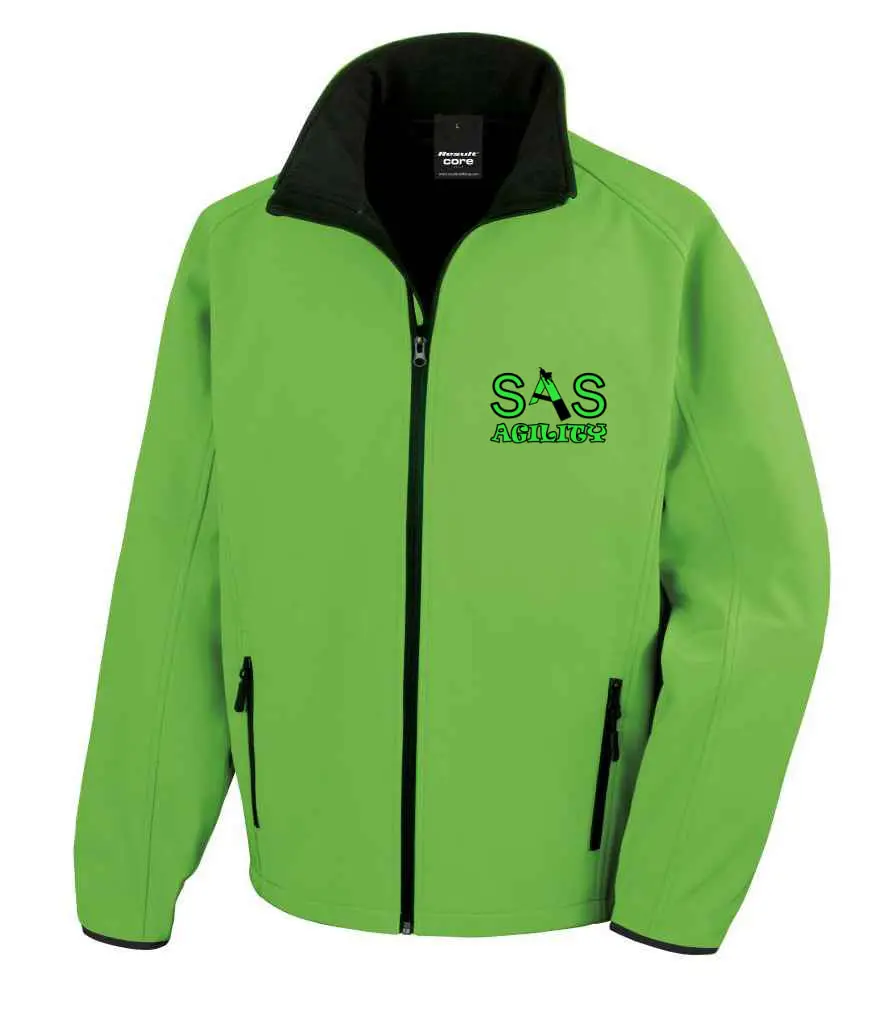 SAS Agility Soft Shell Jacket - Green or Black