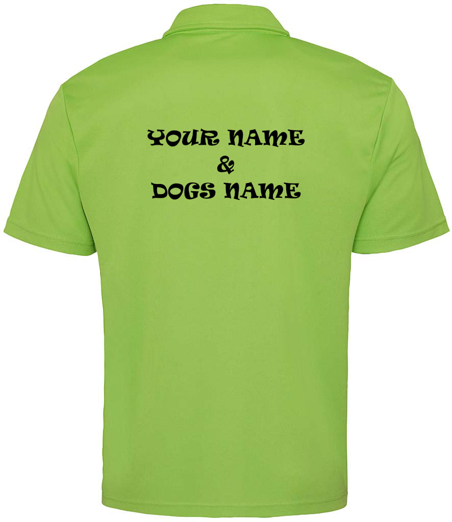 SAS Agility Polo Top in Green or Black - Polyester - Image 2