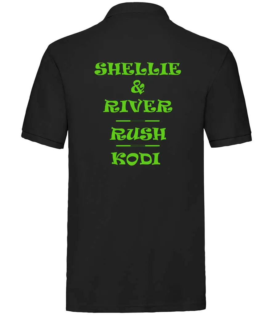 SAS Agility Polo Top in Black or Green - Cotton - Image 3