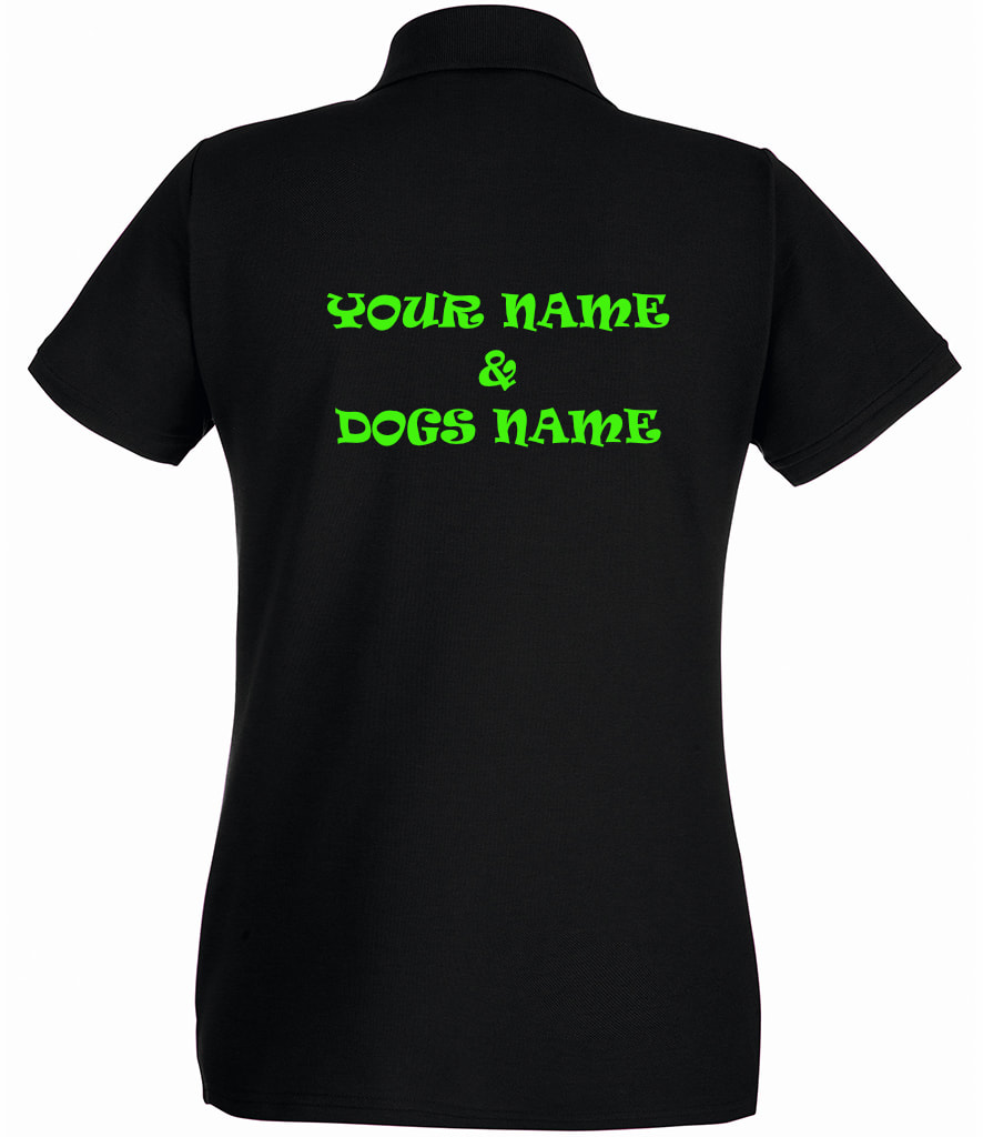 SAS Agility Ladies Polo Top in Black - Cotton - Image 2