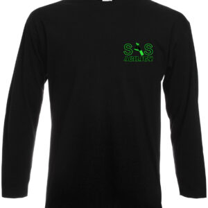SAS Agility Long Sleeved T-Shirt in Black - Cotton