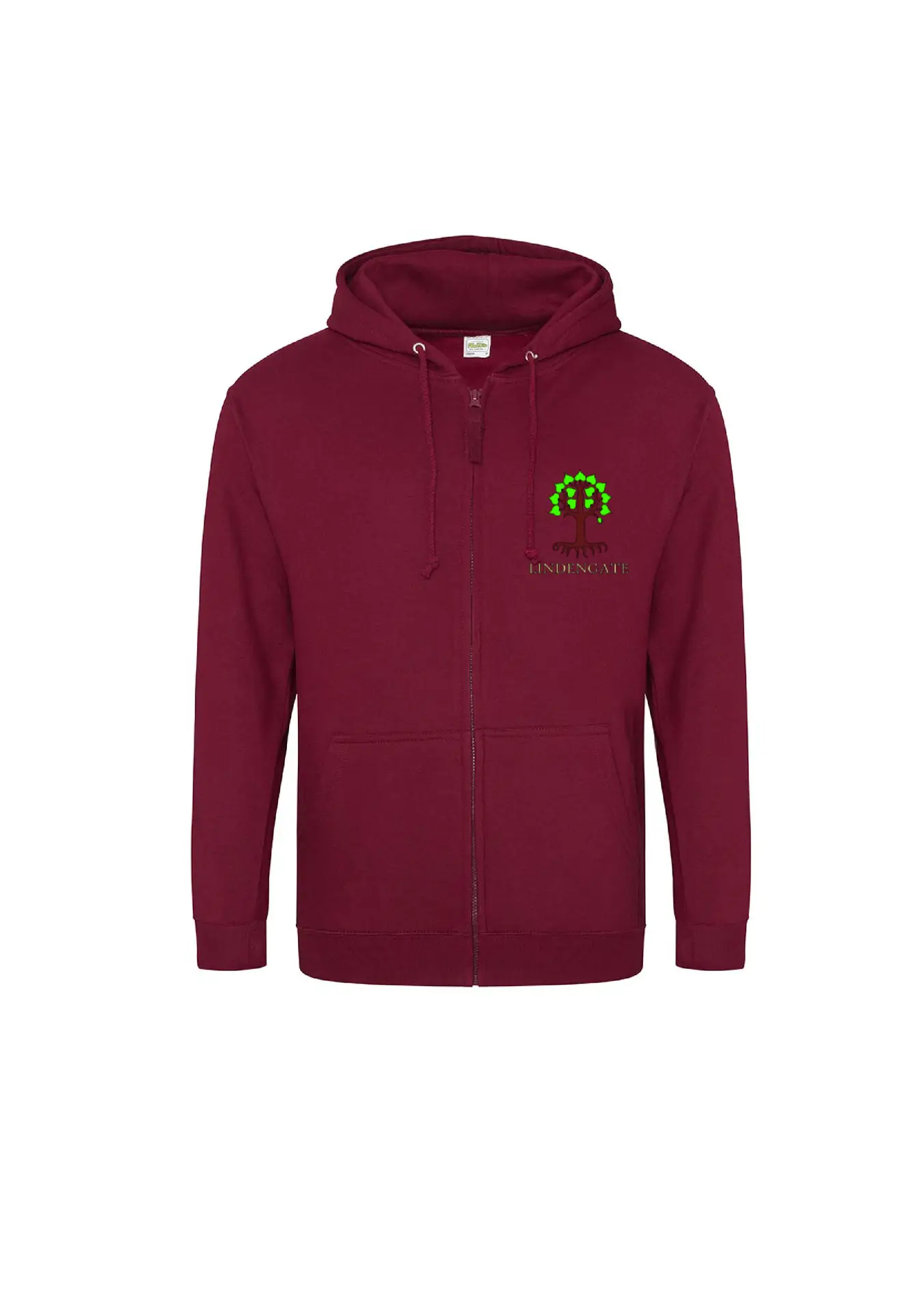 Lindengate Zip Up Hoodie - Burgundy