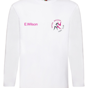 Oxford Brookes Judo Club Long Sleeved T-Shirt in White