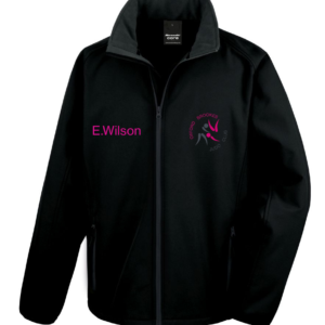 Oxford Brookes Judo Club Ladies Softshell Jacket in Black