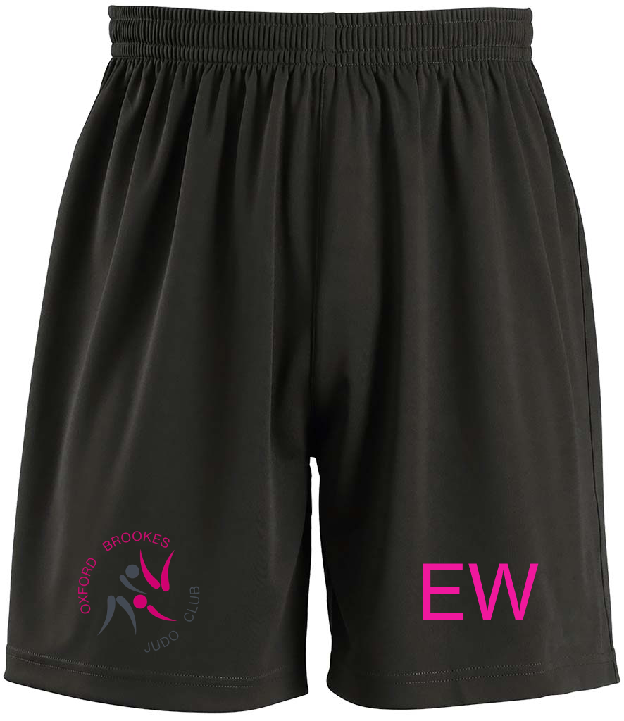 Oxford Brookes Judo Club Shorts in Black