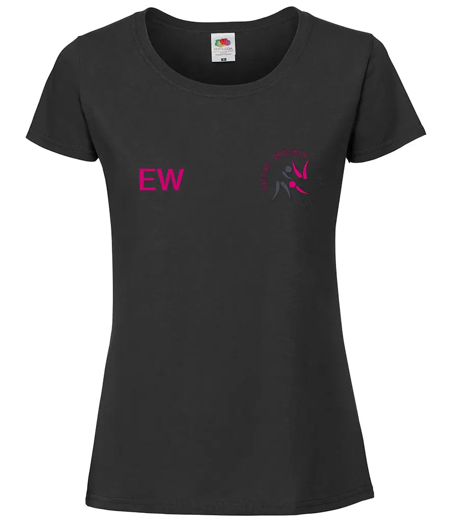 Oxford Brookes Judo Club - Ladies Black T-Shirt