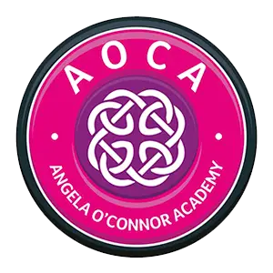angela o connor academy clothing logo
