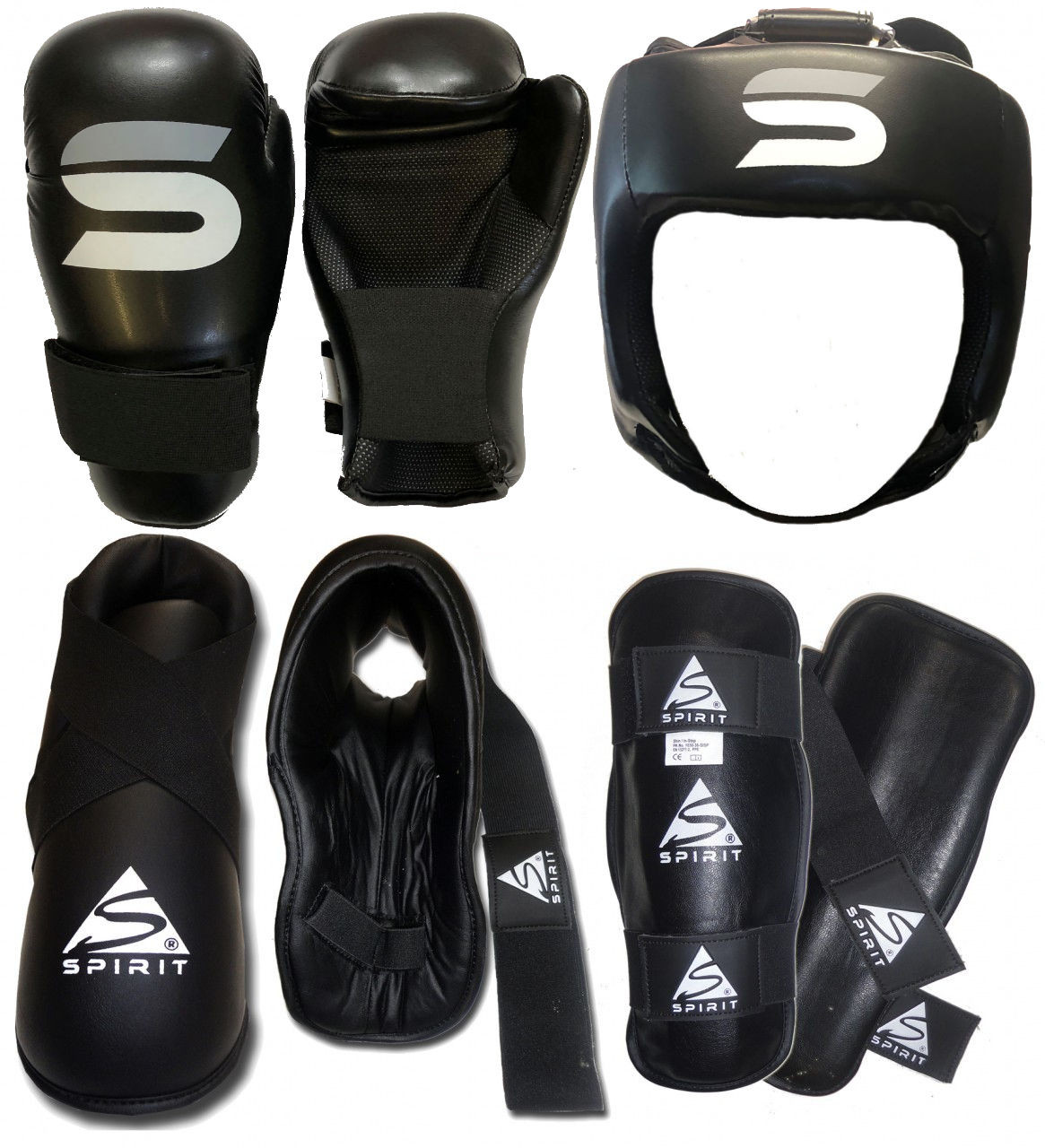 Spirit PU Closed Fingers Semi Contact Sparring Set