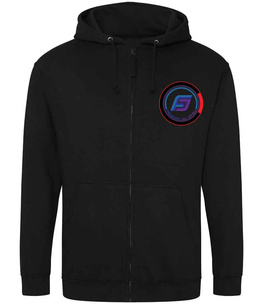 Fensom Jiu Jitsu Zip Up Adult Hoodie - Image 9