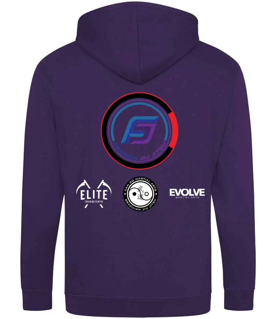Fensom Jiu Jitsu Zip Up Adult Hoodie - Image 6
