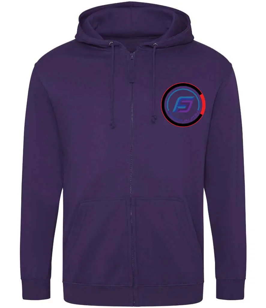 Fensom Jiu Jitsu Zip Up Adult Hoodie - Image 5