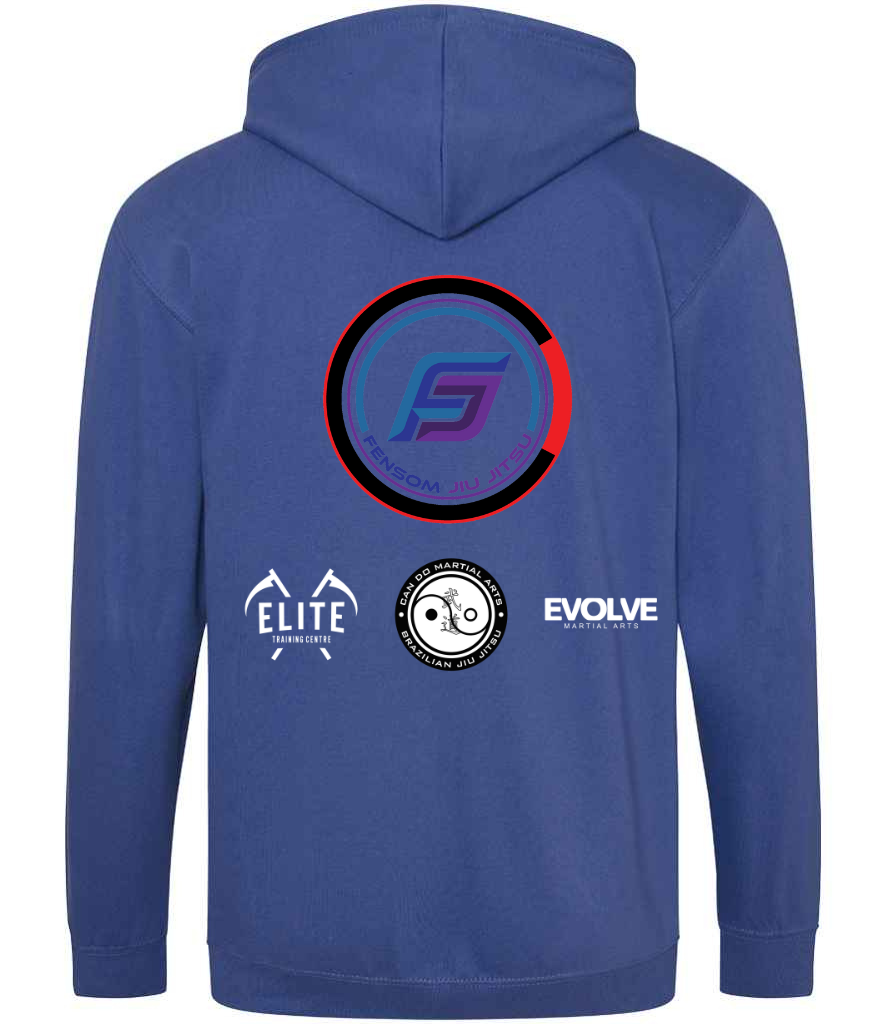 Fensom Jiu Jitsu Zip Up Adult Hoodie - Image 4