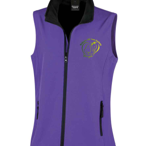 Neigh Ladies Soft Shell Bodywarmer - Black or Purple
