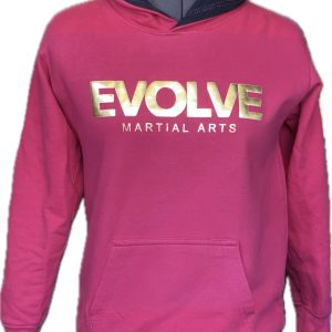 Evolve Adult Varsity Hoodie Metallic Design - Multiple Colours