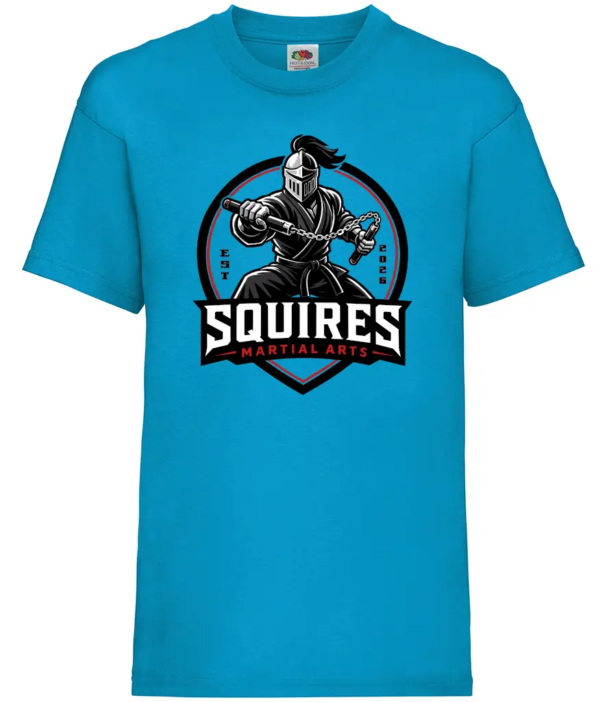 Squires Martial Arts Kids T-Shirt - Image 52