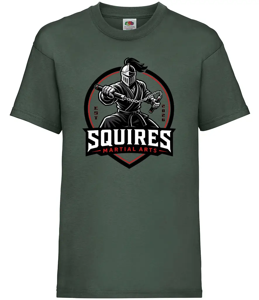 Squires Martial Arts Kids T-Shirt - Image 46