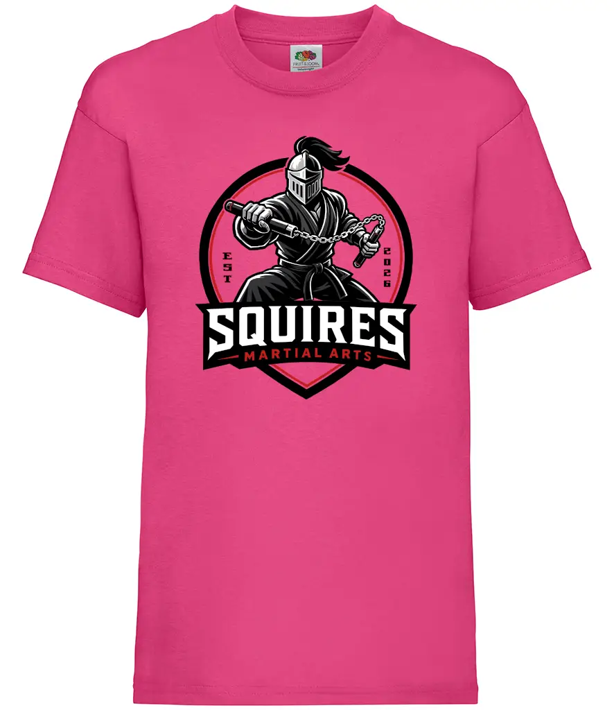 Squires Martial Arts Kids T-Shirt - Image 37