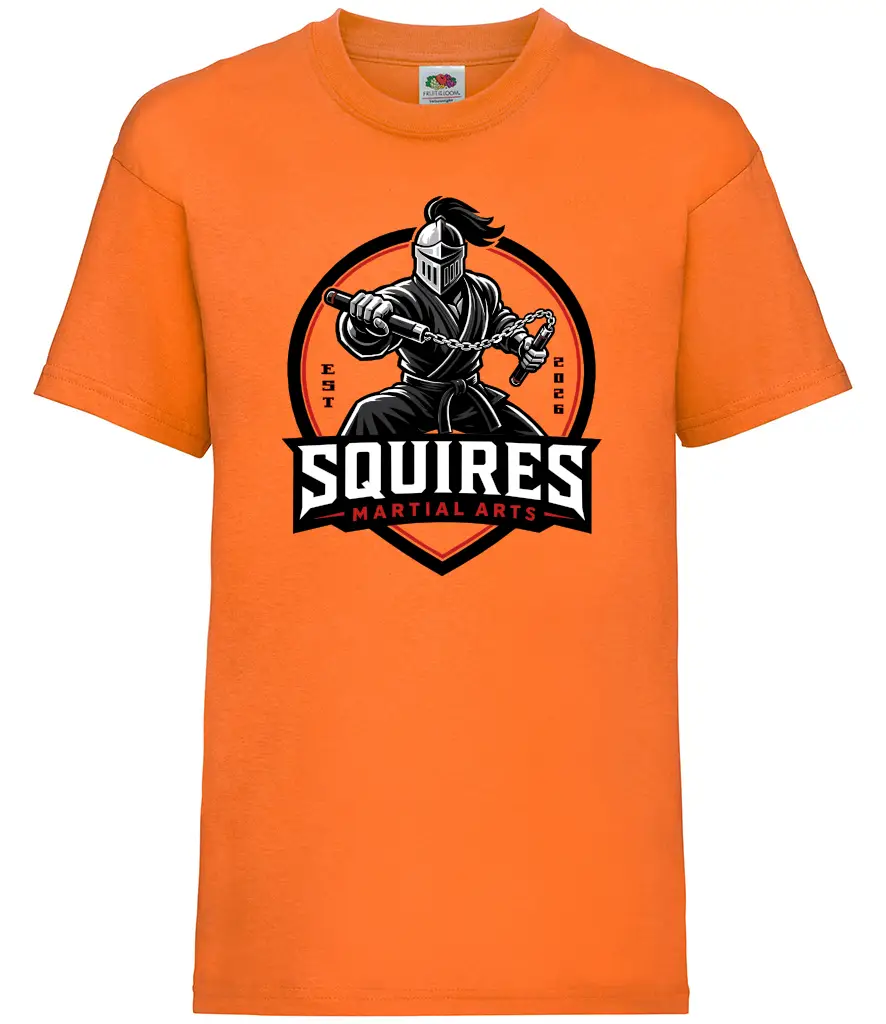 Squires Martial Arts Kids T-Shirt - Image 22