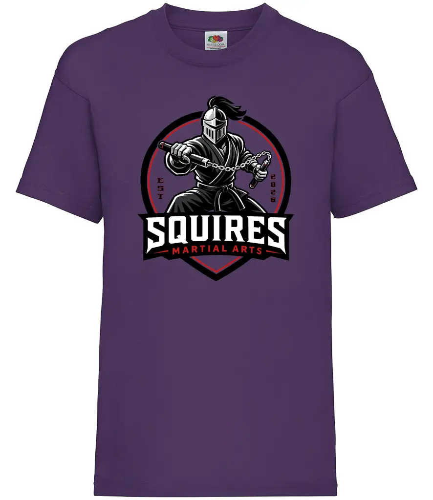 Squires Martial Arts Kids T-Shirt - Image 19