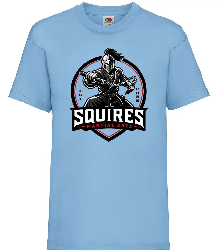 Squires Martial Arts Kids T-Shirt - Image 10