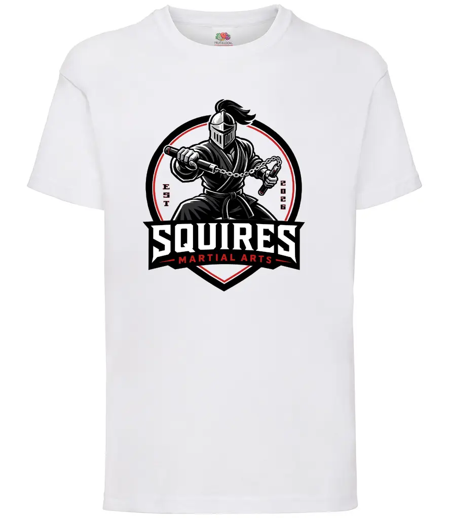 Squires Martial Arts Kids T-Shirt - Image 7