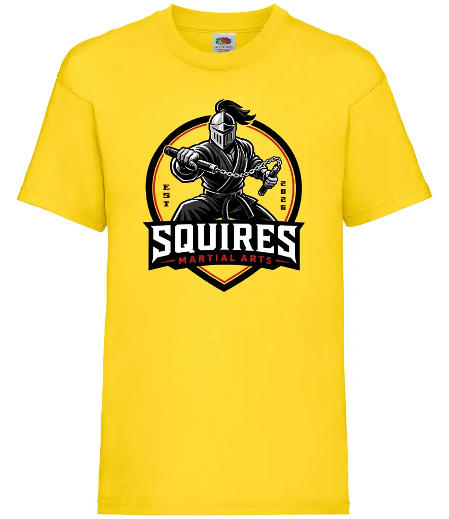 Squires Martial Arts Kids T-Shirt - Image 4